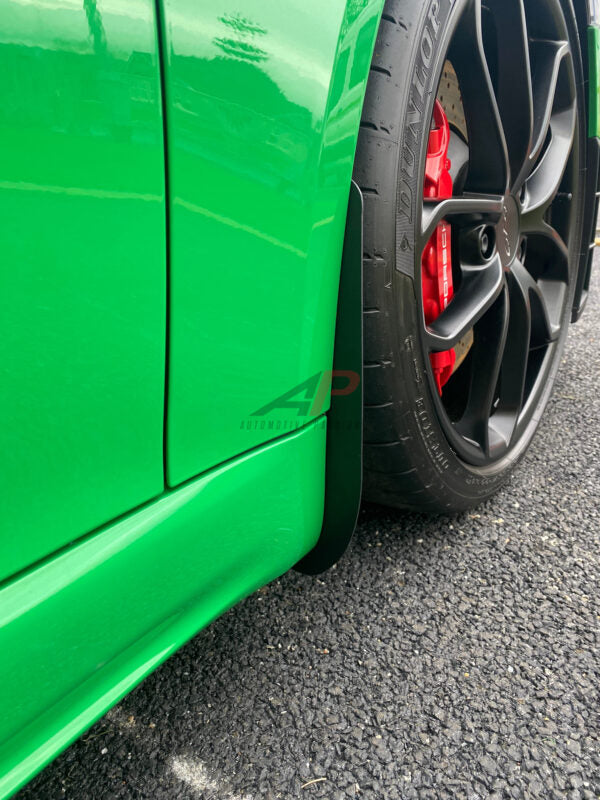 AP Porsche 911 GT3 | Carrera | Turbo Front Textured Black / Carbon Fibre Arch Guards / Mudflaps (992)
