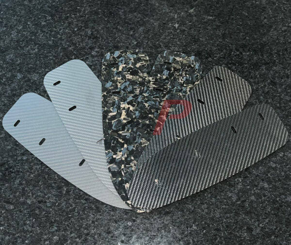 AP Toyota Yaris GR Gloss Black / Carbon Fibre Arch Guards / Mudflaps