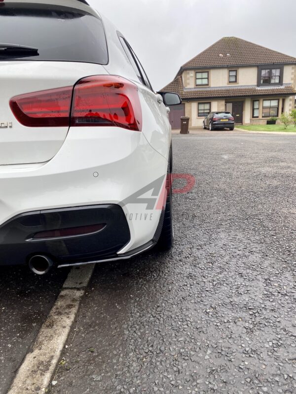 AP BMW 1 Series, M135i & M140i Gloss Black / Carbon Fibre Arch Guards / Mudflaps (F20 | F21)