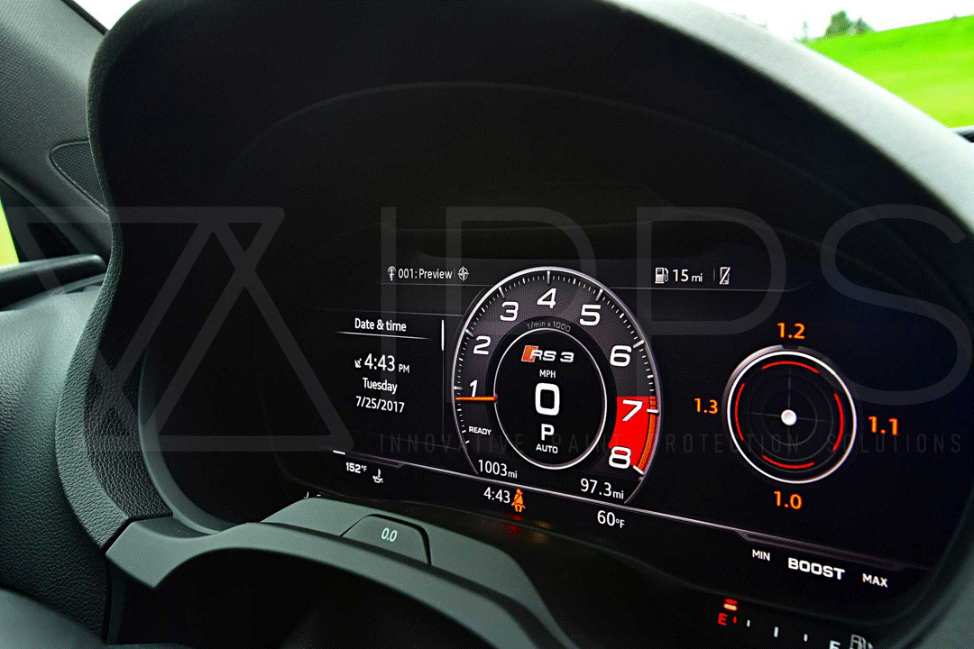 Audi A3 | S3 | RS3 8V Digital Instrument Cluster / Virtual Cockpit Screen Protection Film Kit