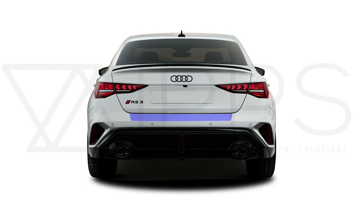 Audi A3 | S3 | RS3 8Y Rear Bumper Lip / Edge Paint Protection Film Kit