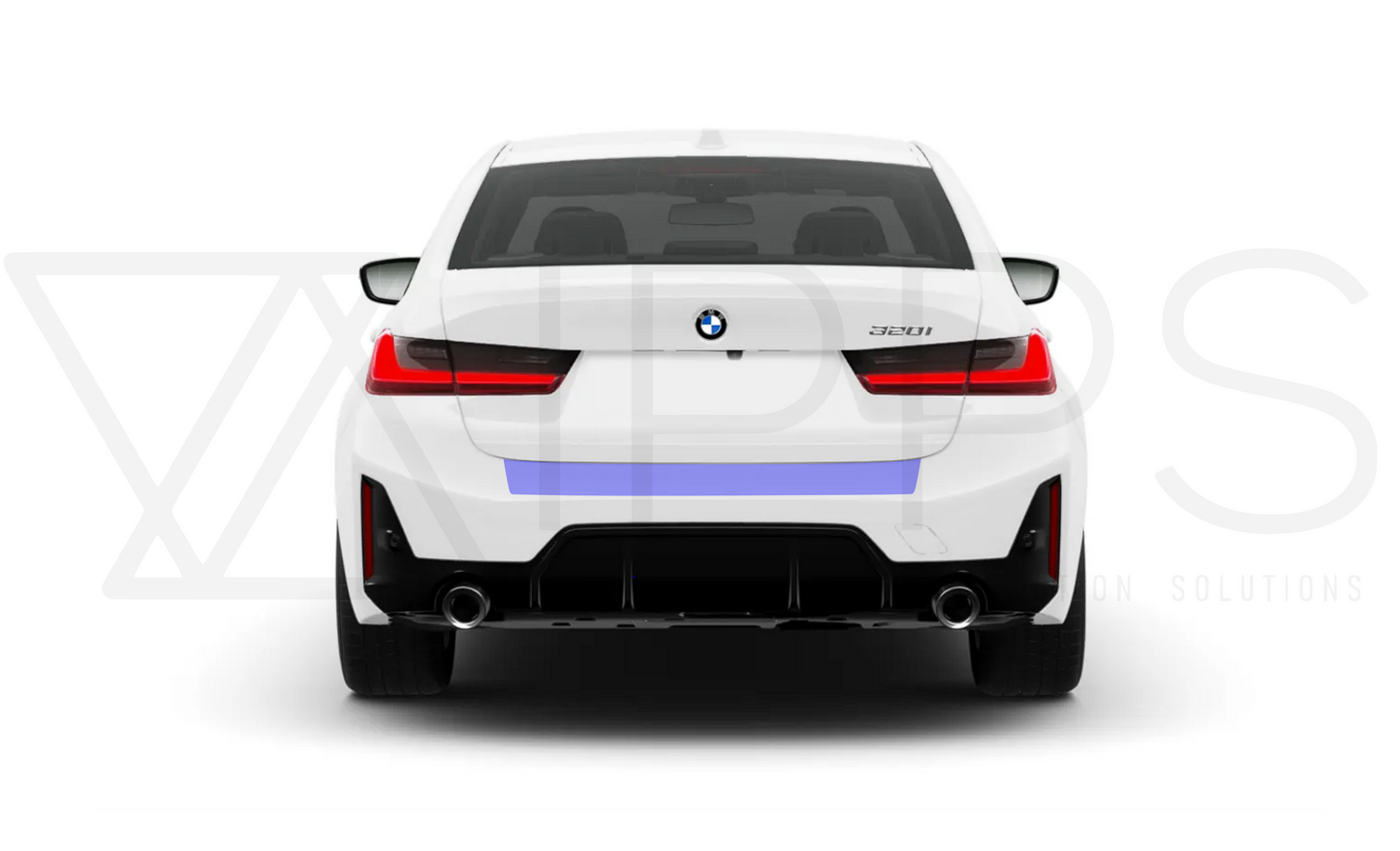 BMW 3 Series Rear Bumper Lip / Edge Paint Protection Film Kit (G20 | G21)