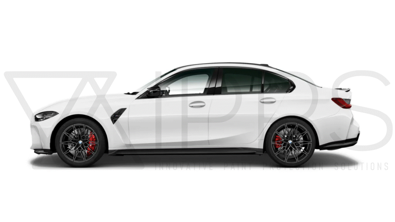 BMW 3 Series | M3 Exterior Gloss Black Plastics Paint Protection Film Kit (G20 | G21 | G80 | G81)