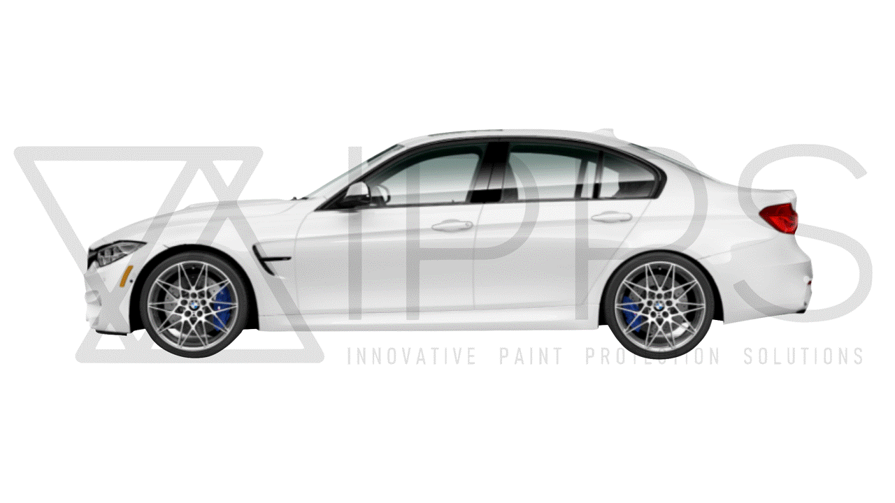 BMW 3 Series | M3 Exterior Gloss Black Plastics Paint Protection Film Kit (F30 | F31 | F34 | F80)