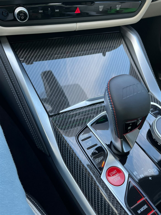 BMW M2 G87, M3 G80, M4 G82 Carbon Fibre Interior fitted with Gloss PPF.