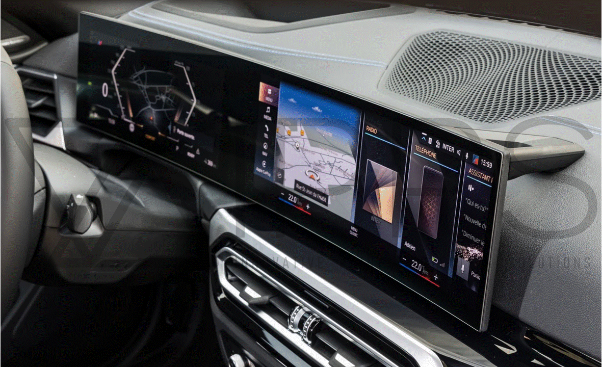 BMW G Series iDrive 8 & iDrive 9 Instrument Cluster / Navigation Screen Protection Film Kit