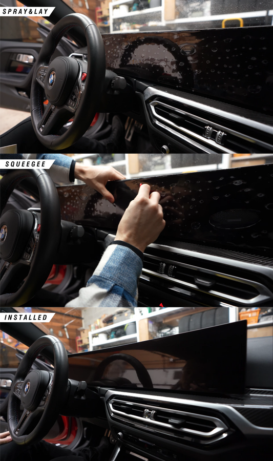 BMW G Series iDrive 8 & iDrive 9 Instrument Cluster / Navigation Screen Protection Film Kit