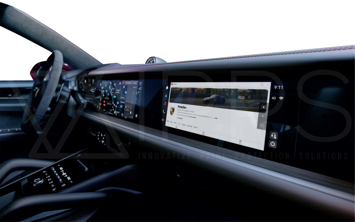 Porsche Cayenne 2024+ Navigation / Infotainment Screen Protection Film Kit (GEN 3 | 9Y0)