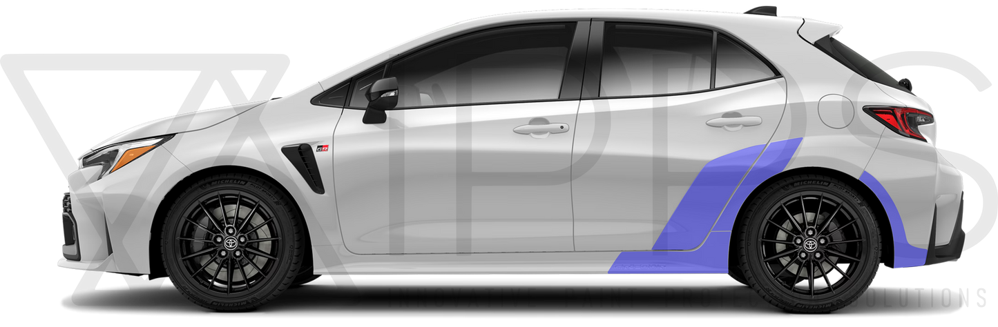 Toyota Corolla GR Full Side Profile Paint Protection Film Package