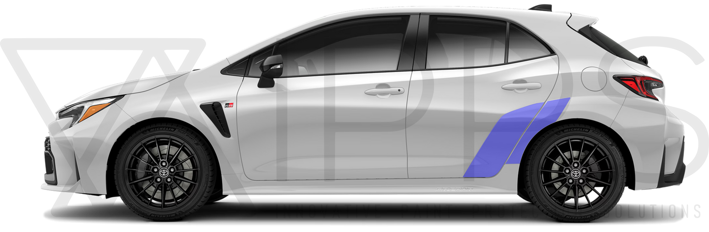 Toyota Corolla GR Large Rear Door / Quarter Arch Paint Protection Film Kit
