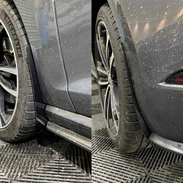 AP Volkswagen Golf GTI | GTD | R Gloss Black / Carbon Fibre Arch Guards / Mudflaps (MK7 | MK7.5)