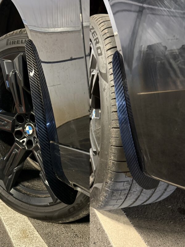 AP BMW X3 | X3 M50 Glanzschwarz / Carbonfaser Radlaufverbreiterungen / Schmutzfänger (G45)