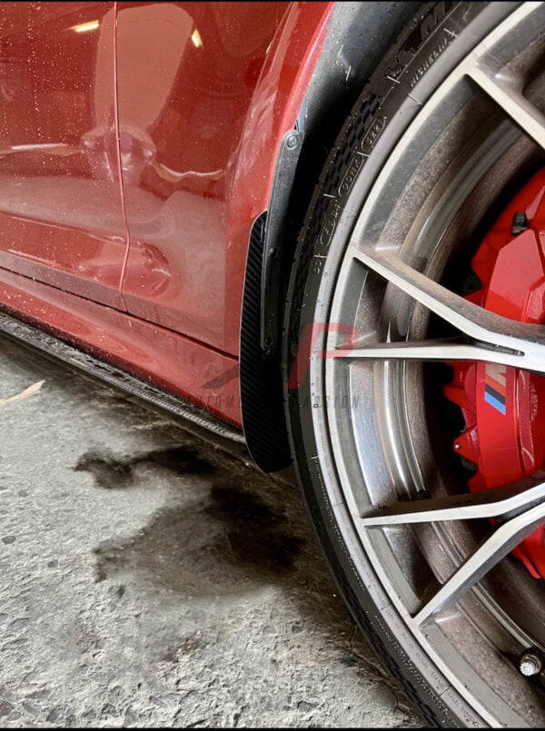 AP BMW M5 F90 Kohlefaser-Radlaufverkleidungen/-Schmutzfänger vorne