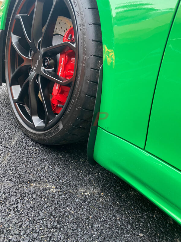 AP Porsche 911 GT3 | Carrera | Turbo Front Textured Black / Carbon Fibre Arch Guards / Mudflaps (992)