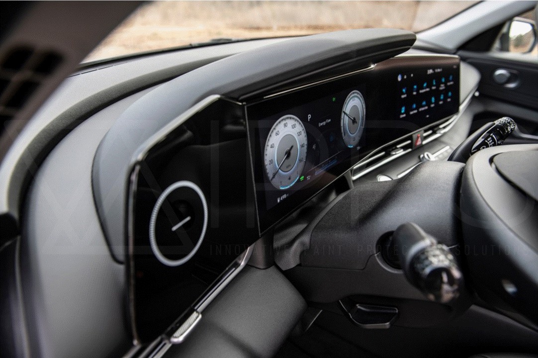 Hyundai Elantra & Elantra N i30 Sedan Instrument Cluster / Navigation Screen Protection Film Kit