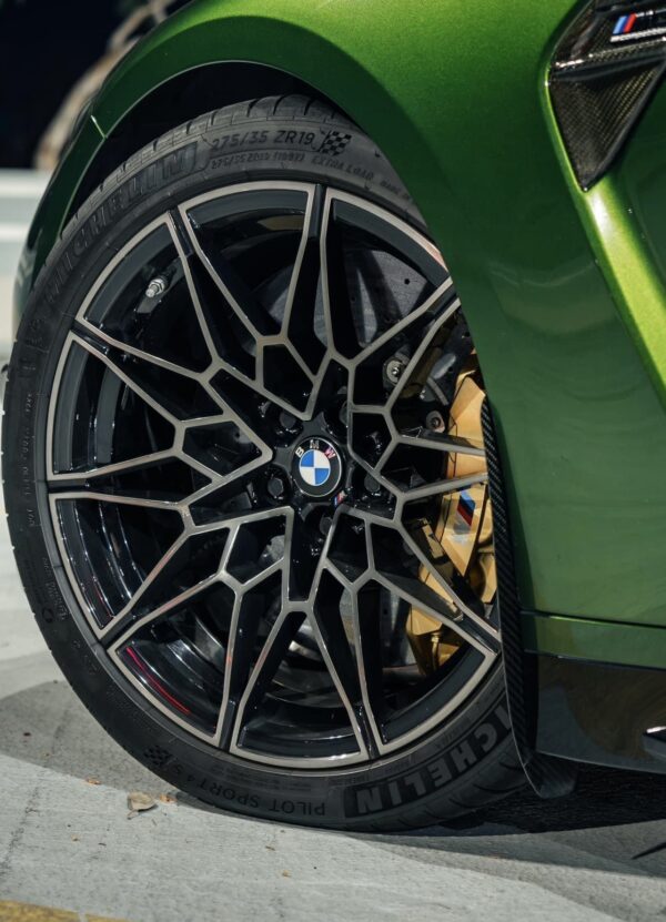 AP BMW M3 & M4 Garde-boue/Bavettes Noires Brillantes / Fibre de Carbone (G80 | G81 | G82 | G83)
