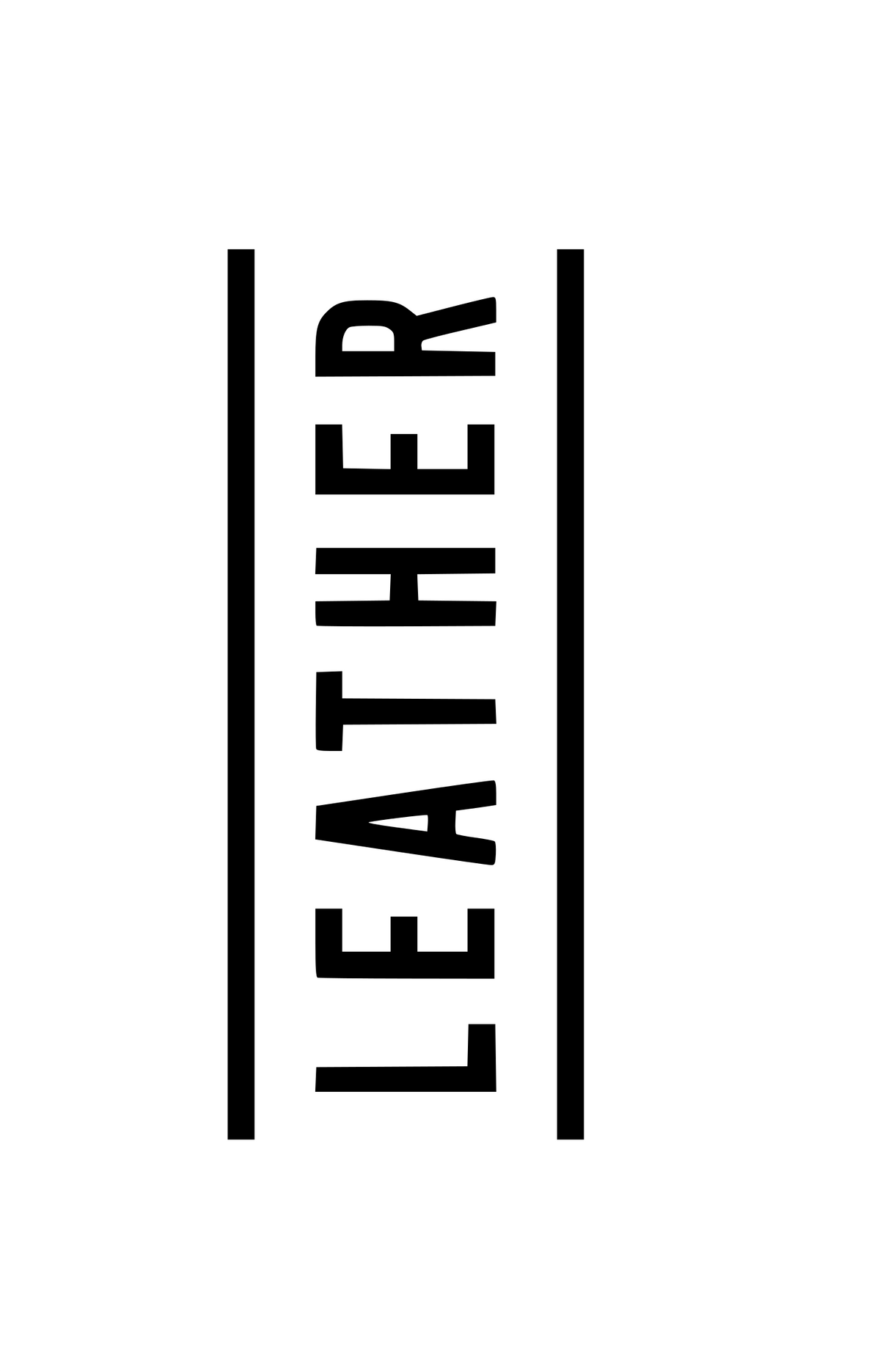 IK Sprayer Bottle Label - LEATHER.