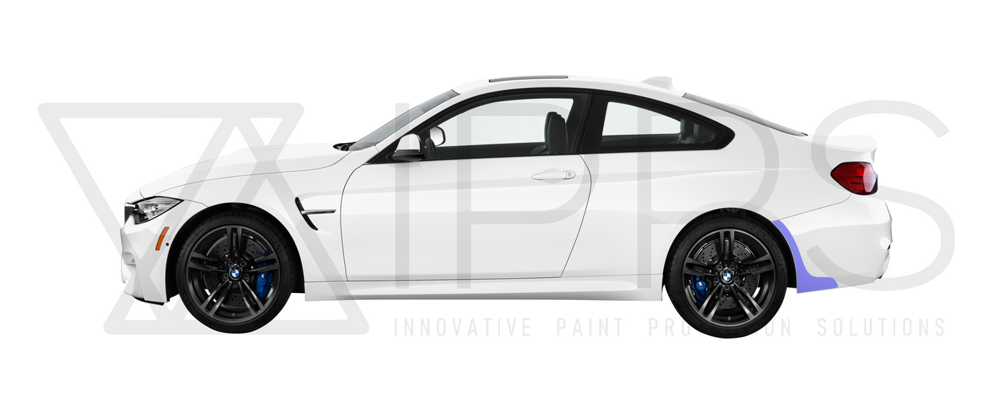 BMW 4 Series, including M4 & M4 Competition Rear Wheel / Bumper Arch Paint Protection Film Kit (F32 | F33 | F82 | F83)