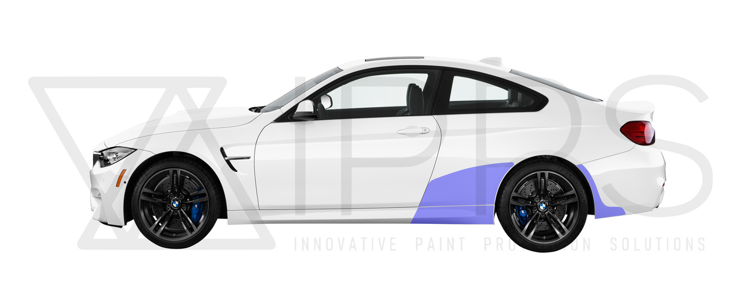 BMW 4 Series, including M4 & M4 Competition Full Side Profile Paint Protection Film Kit (F32 | F33 | F82 | F83)