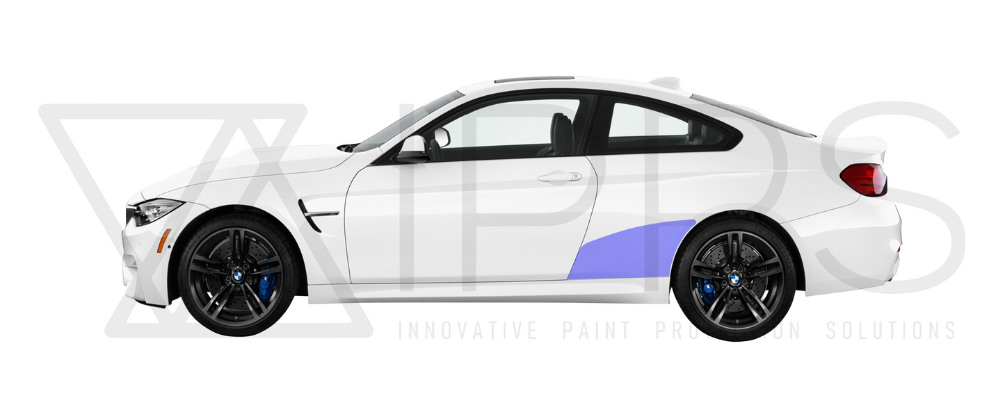 BMW 4 Series, including M4 & M4 Competition Large Rear Quarter Paint Protection Film Kit (F32 | F33 | F82 | F83)
