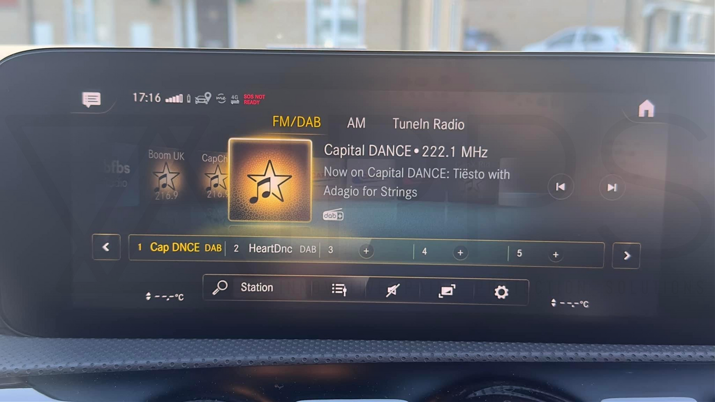 Mercedes MBUX Instrument Cluster / Navigation Screen Protection Film Kit (A Class | B Class | CLA Class | GLA Class | GLB Class | EQA Class | EQB Class)