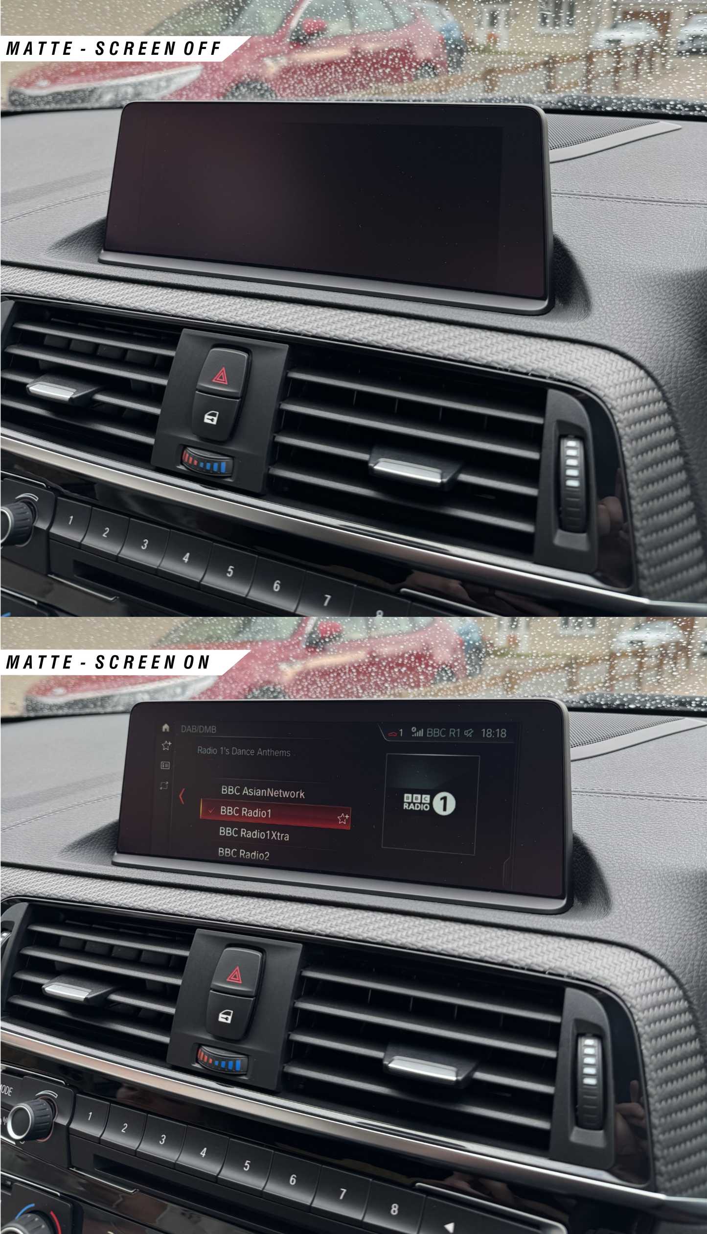 BMW F Series Pre-LCI & LCI iDrive Navigation Screen Protection Film Kit