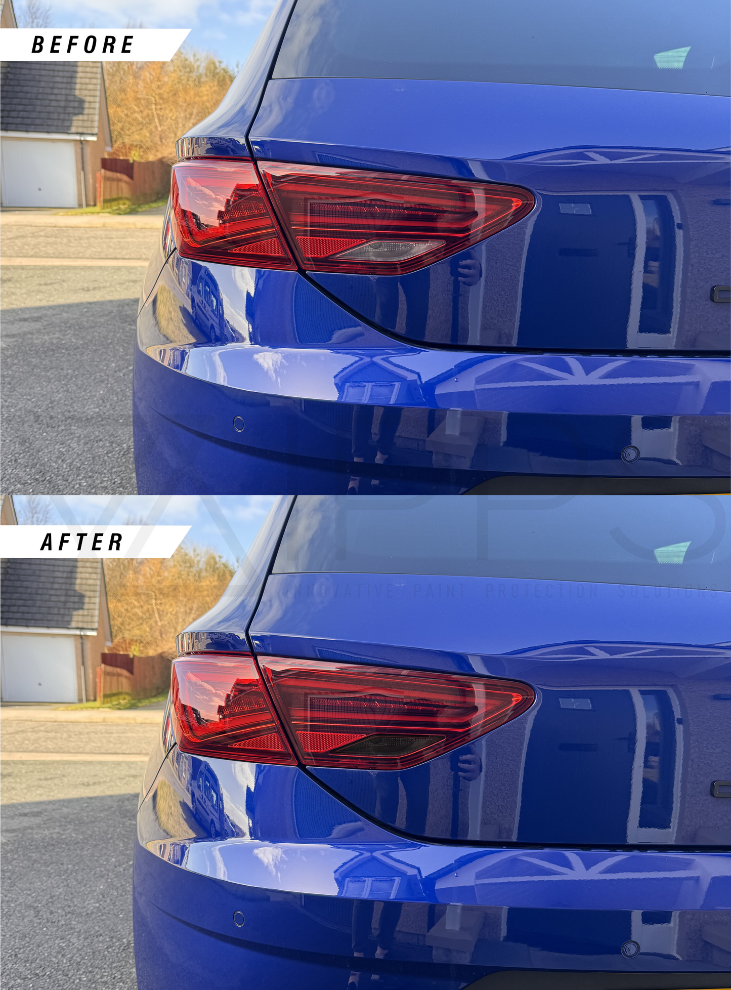 Seat Leon, including Cupra & FR Rear Reverse Light Tint Overlays (5F MK3.5)