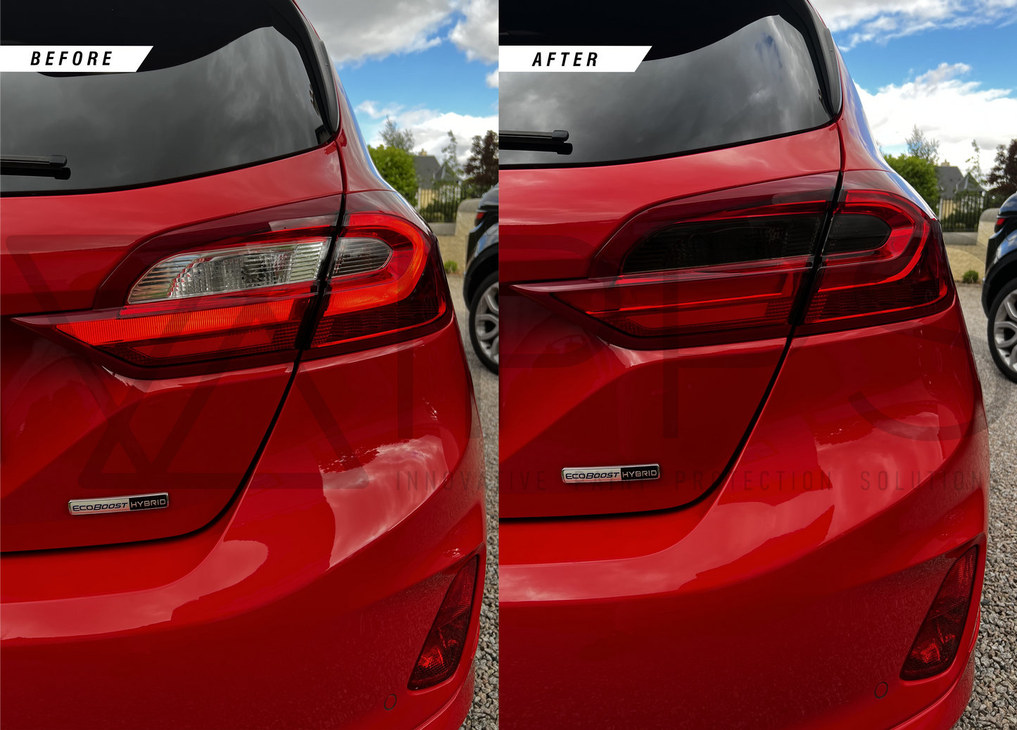 Ford Fiesta Rear Reverse Light Tint Overlays (MK8 | MK8.5)