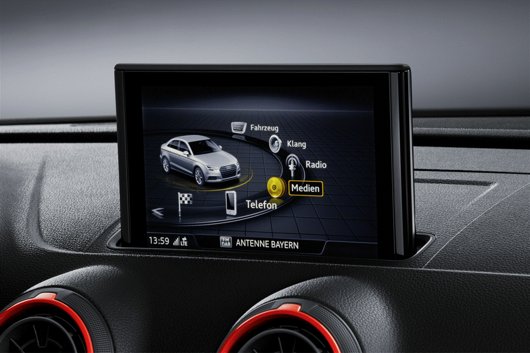 Audi A3 S3 RS3 8V Pop Up Navigation Infotainment Screen Paint Protection Film Kit.