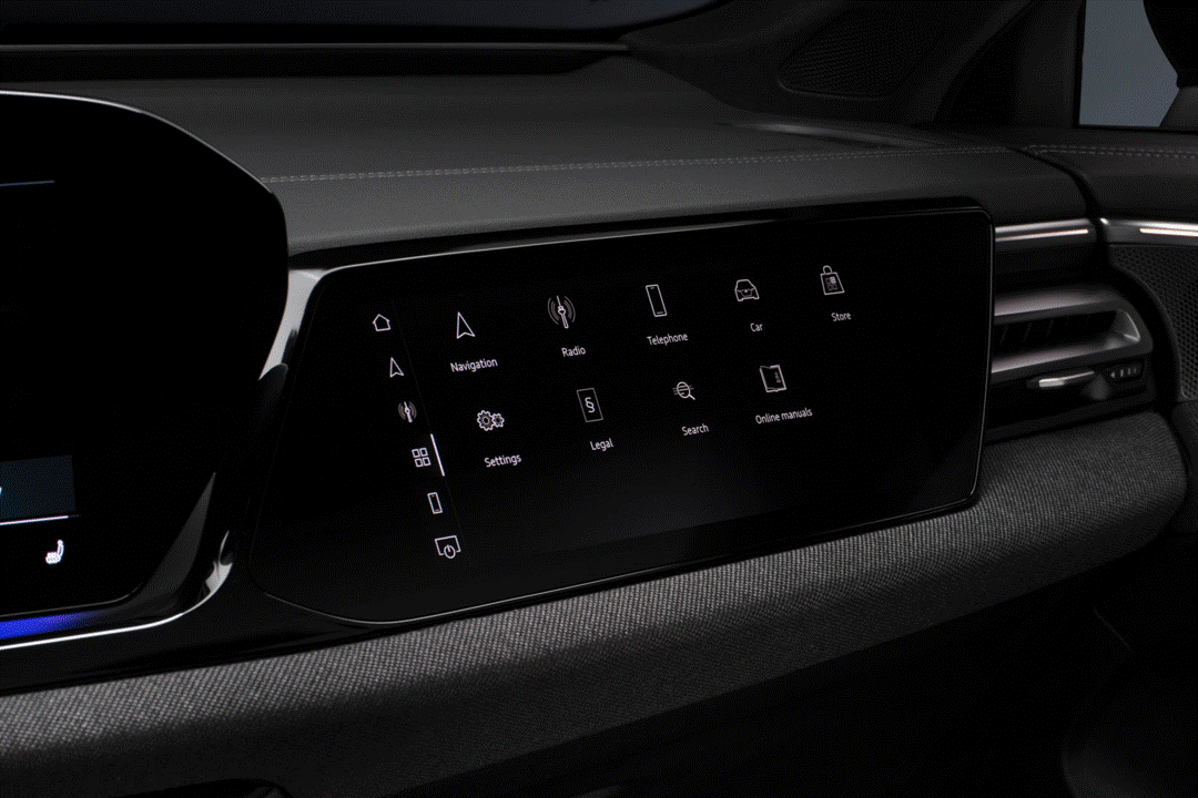 Audi A6 C9 Passenger Infotainment Media Screen Protection Film Kit.