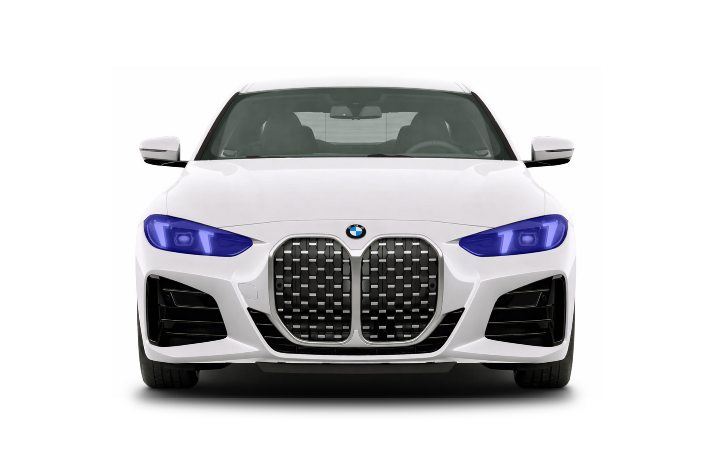BMW 4 Series, including i4 M440i, Front Headlights Paint Protection Film Kit, for G22 G23 G26 models.
