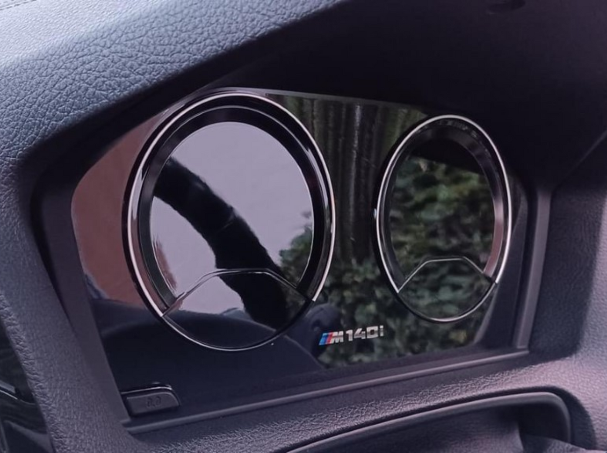 BMW M140i instrument cluster with high clarify Gloss self healing PPF installed.
