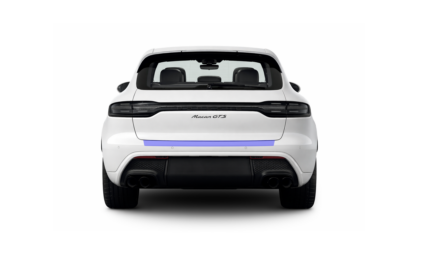 Porsche Macan GEN 1 Rear Bumper Boot Lip Edge Paint Protection Film Kit.