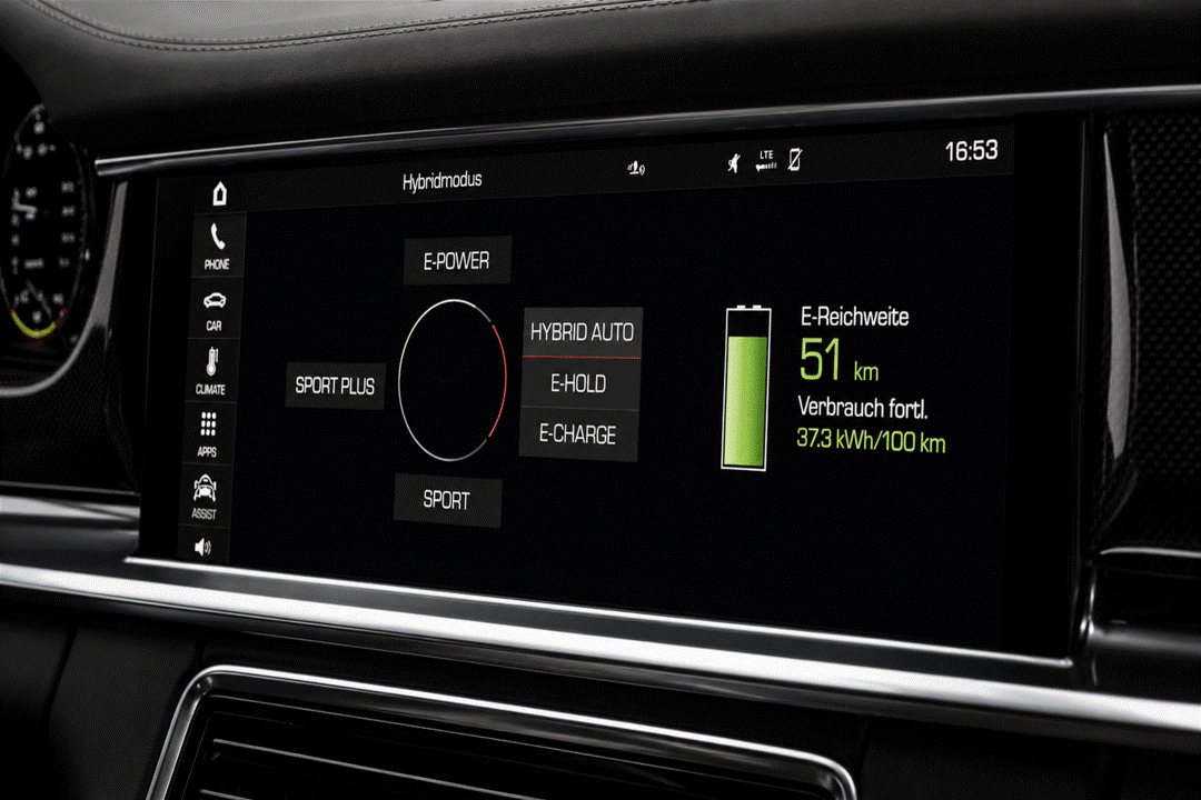 Porsche Panamera GEN 2 971 Navigation Infotainment Screen Protection Film Kit.