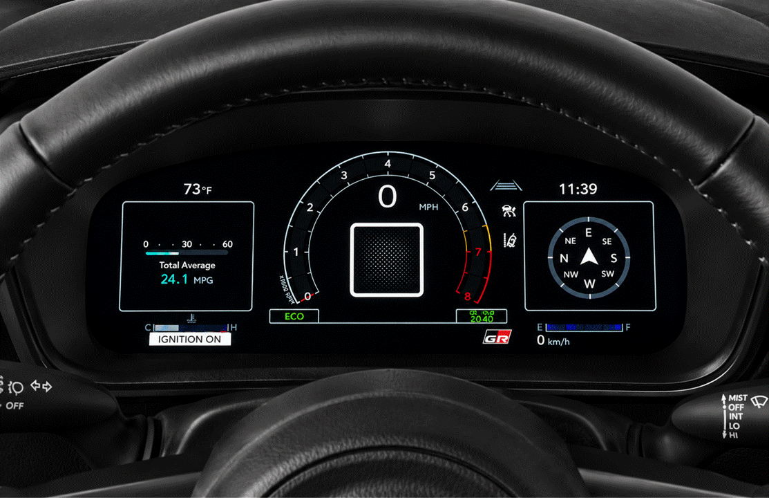 Toyota Corolla GR Instrument Cluster / Virtual Cockpit Screen Protection Film Kit