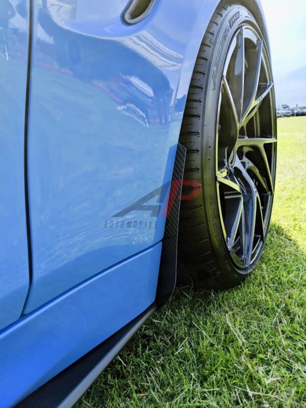 AP BMW 3 Series Gloss Black / Carbon Fibre Front Arch Guards / Mudflaps (F30 | F31)