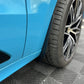 AP Porsche Macan Front Textured Black / Carbon Fibre Arch Guards / Mudflaps