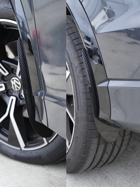 AP Volkswagen Tiguan MK2 MK3 Gloss Black / Carbon Fibre Arch Guards / Mudflaps