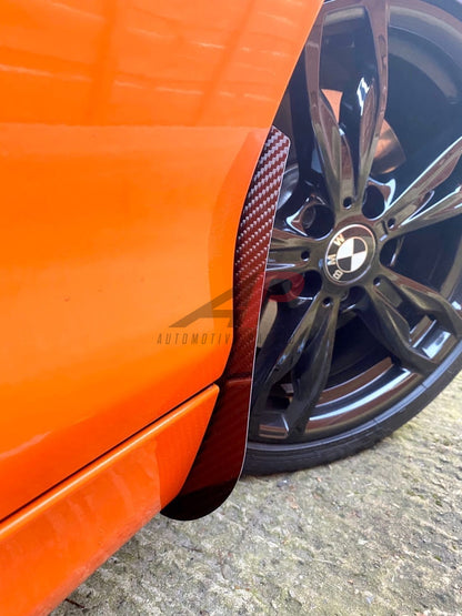 AP BMW 2 Series, M235i & M240i Gloss Black / Carbon Fibre Arch Guards / Mudflaps (F22 | F23)