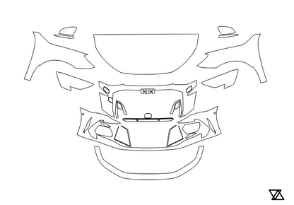 Audi A3 | S3 | RS3 8Y 8.5Y Front End Paint Protection Film Kit