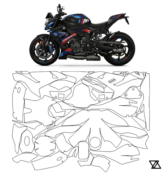BMW M 1000 R 2023-2024 Paint Protection Film Kit