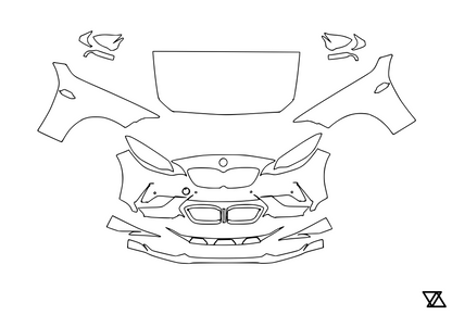 BMW M2 & M2 Competition Front End Paint Protection Film Kit (F87)