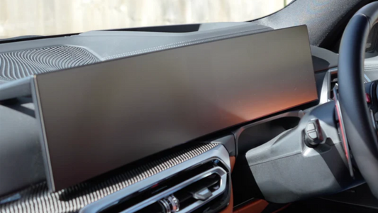 Matte Anti Glare G Series BMW iDrive 8 and iDrive 9 Instrument Cluster Navigation Screen Protection Film Kit.