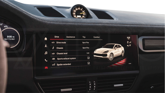 Porsche Cayenne 2018-2024 Navigation / Infotainment Screen Protection Film Kit (GEN 3 | 9Y0)