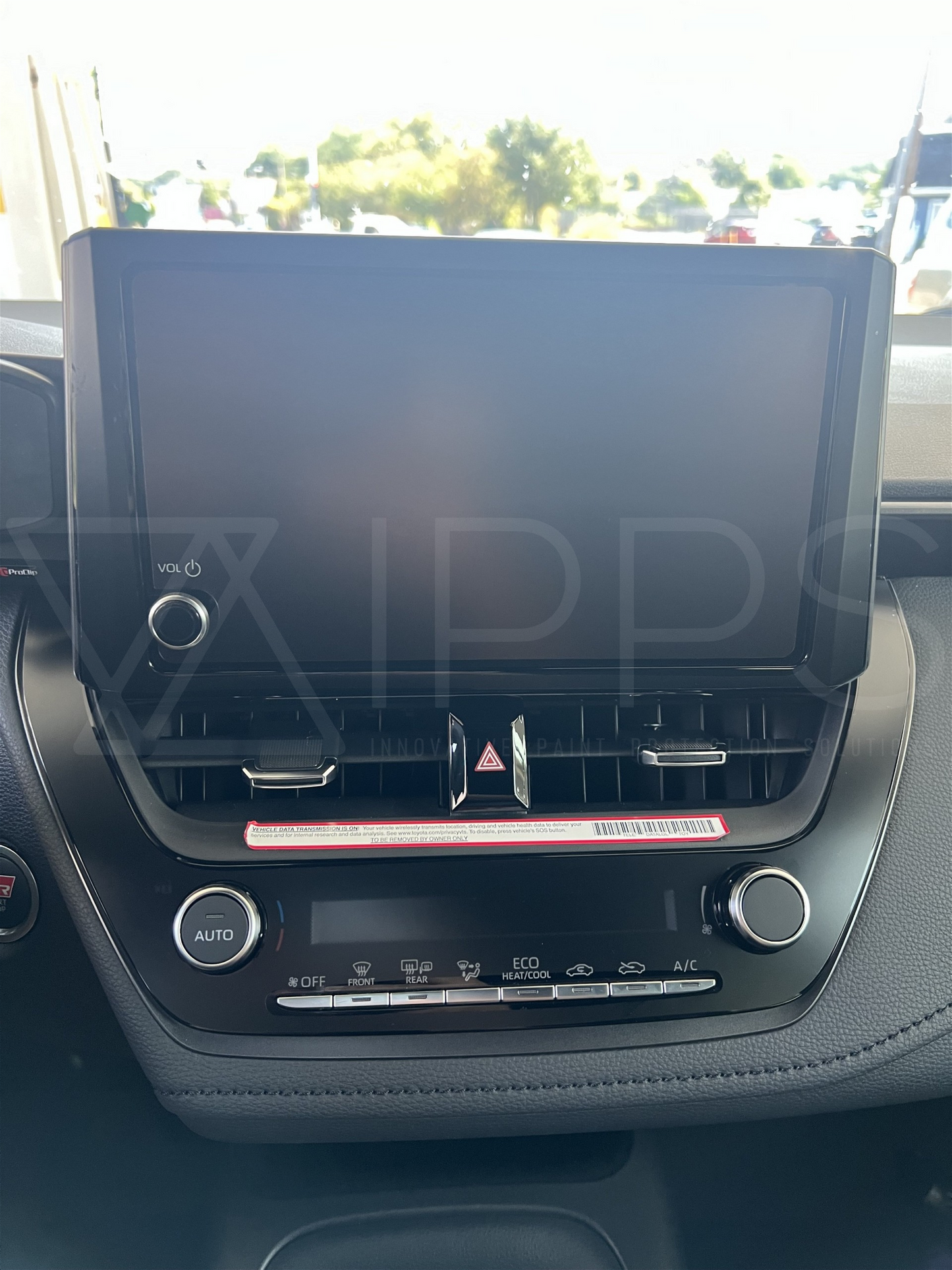 Toyota Corolla GR Navigation / Infotainment Screen Paint Protection Film Kit