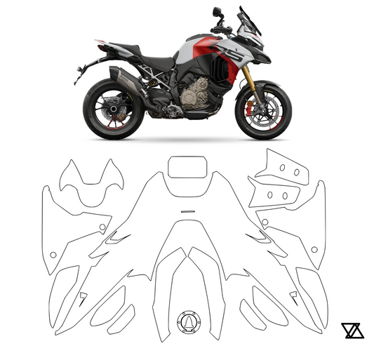 Ducati Multistrada V4 RS 2023-2024 Paint Protection Film Kit