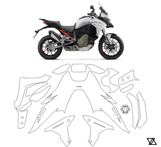 Ducati Multistrada V4 S 2023-2024 Paint Protection Film Kit