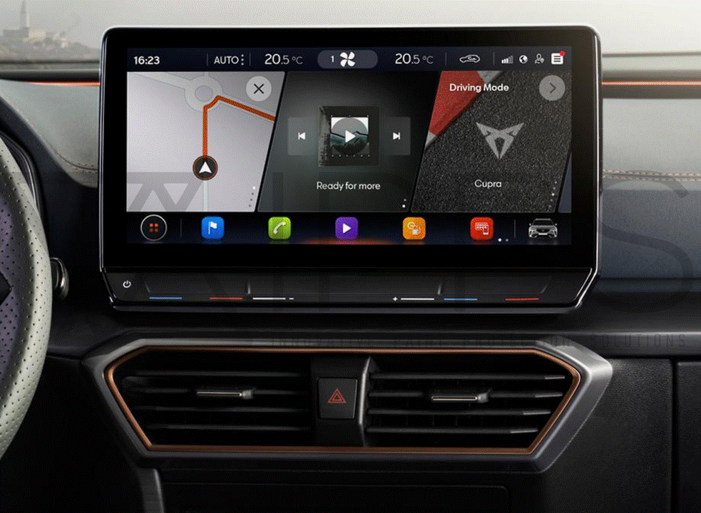Seat Cupra Formentor | Leon Navigation Infotainment Screen Protection Film Kit