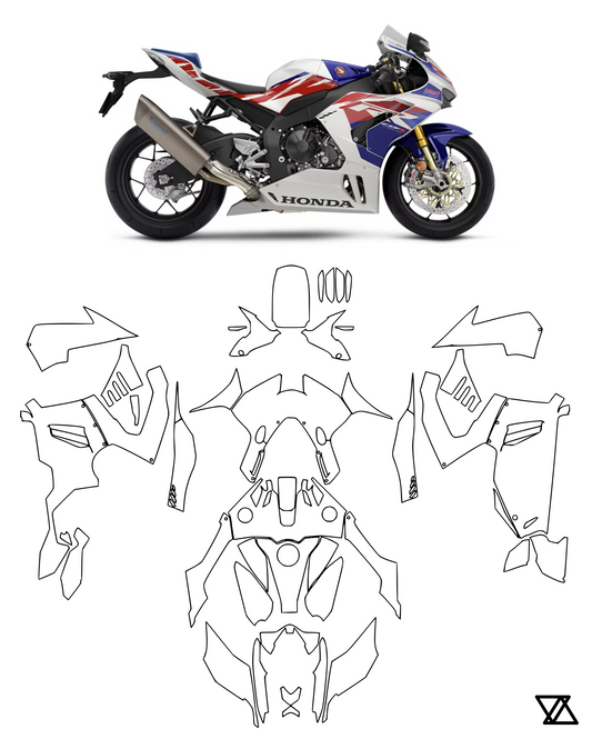 Honda CBR1000RR-R Fireblade 2020-2023 Paint Protection Film Kit (SC82)