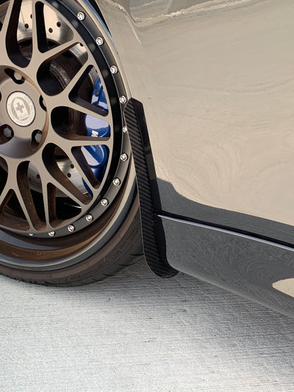 AP BMW 3 Series Gloss Black / Carbon Fibre Front Arch Guards / Mudflaps (F30 | F31)